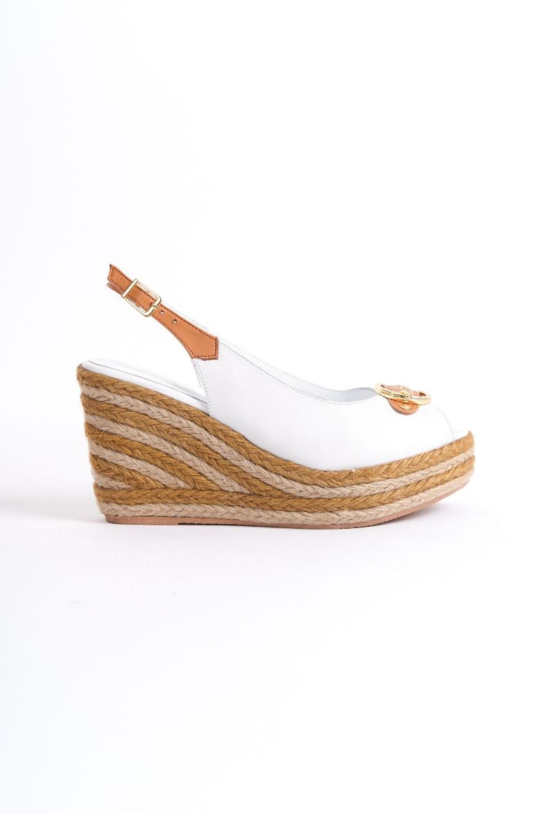 Hakiki Deri Topuklu Sandalet 33-34-35-41-42-43-44 Numara Taba multi resmi