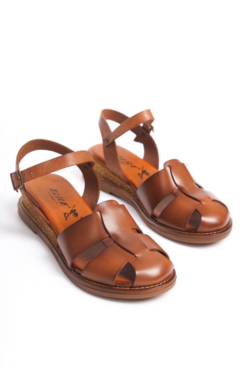 Hakiki Deri Topuklu Sand35-41-42-43-44 Numara taba resmi