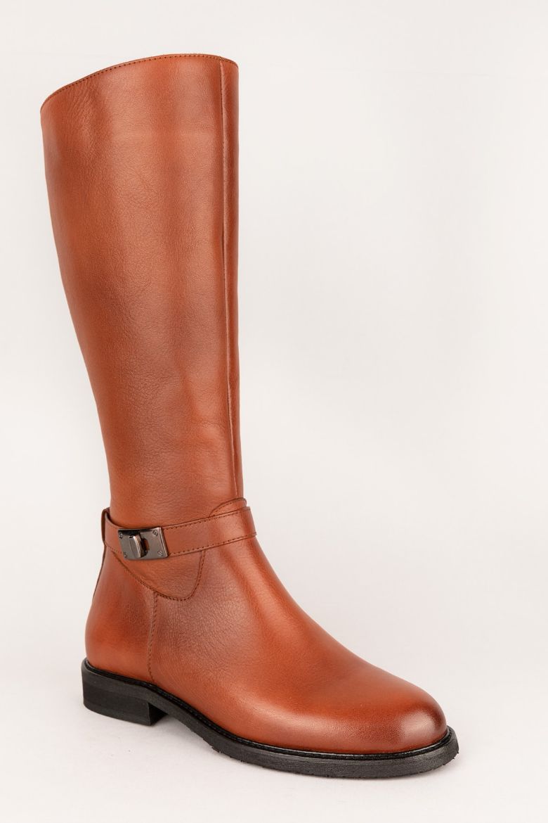 Hakiki Deri 36 Numaradan 41-42-43-44 Numaraya Kadar Kadın Çizme Taba resmi