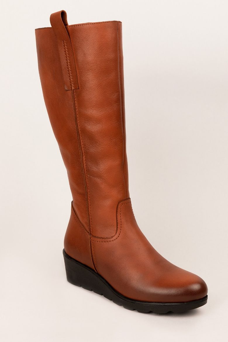 Hakiki Deri 36 Numaradan 41-42 Numaraya Kadar Kadın Çizme Taba resmi