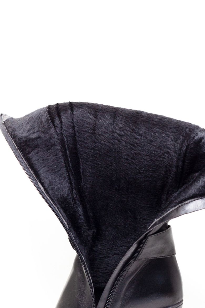 Hakiki Deri 36 Numaradan 41-42-43-44 Numaraya Kadar Kadın Çizme Siyah resmi