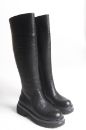 Hakiki Deri 33-34-35 Numaradan 41-42-43 Numaraya Kadar Kadın Kışlık Çizme Siyah