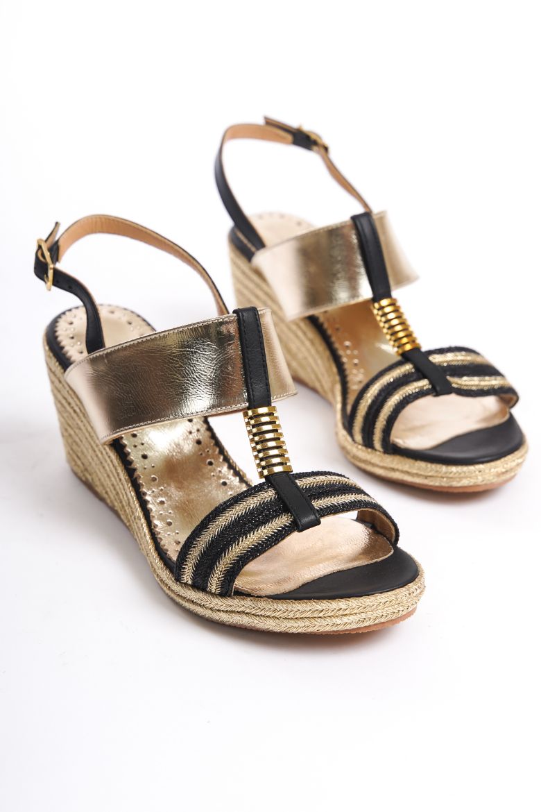 Hakiki Deri Topuklu Gelinlik 33-34-35-41-42-43-44 -45 Numara Sandalet siyah multi resmi